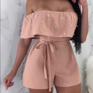Pink Romper (shorts)